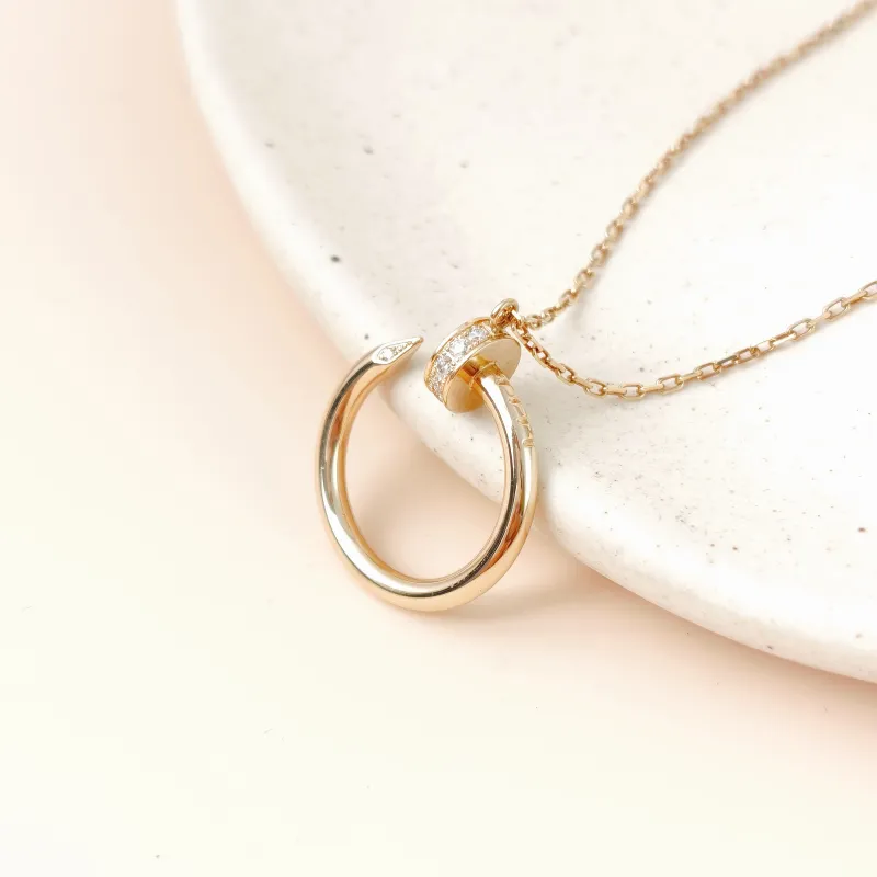 CARTIER Necklace Juste un Clou Necklace Yellow Gold 18KY ellow Gold Diamond One Size 42cm — cover view 8 of 11