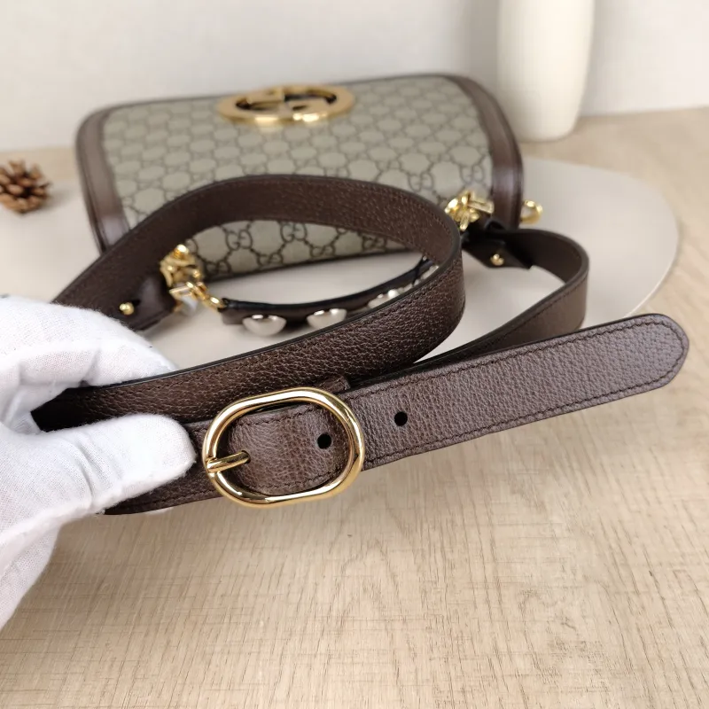 GUCCI Shoulder Bag Blondie Top Handle Bag Monogram PVC Medium29 × 7 × 22 cm — detail view 14 of 14