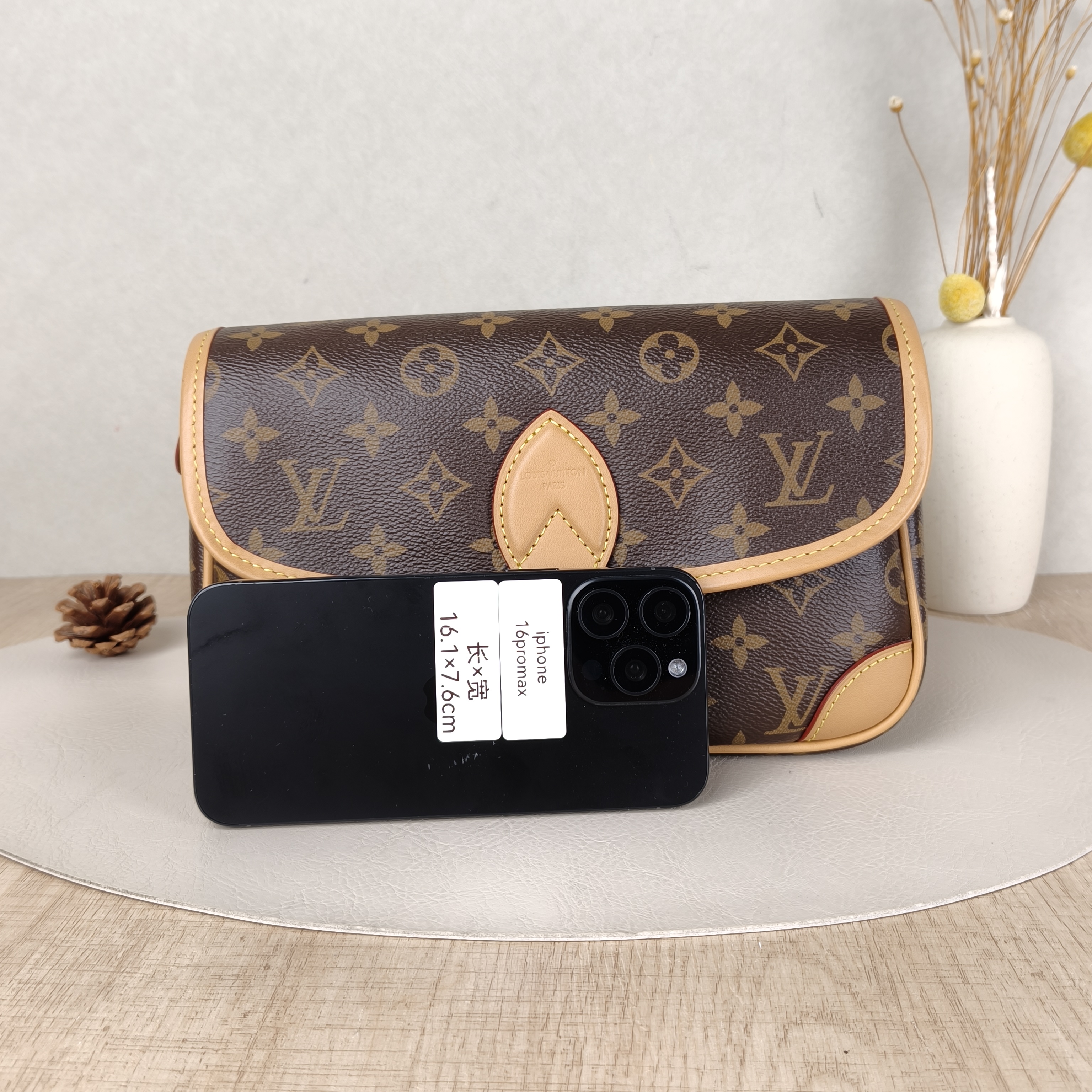 Louis Vuitton Crossbody Bag Diane Baguette Bag Monogram PVC Small24 × 9 × 15 cm — cover view 3 of 5
