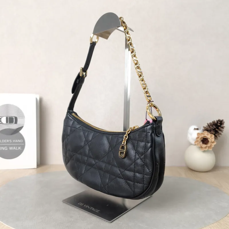 DIOR Shoulder Bag CD Lounge Black Lambskin One Size26 × 5.5 × 15 cm — cover view 2 of 6