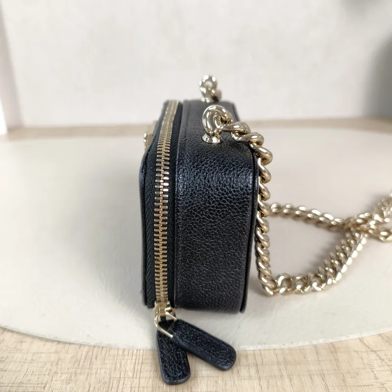 Chanel Crossbody Bag le boy Crossbody Bag Black Calfskin One Size 11 × 4 × 7 cm 32 — detail view 11 of 11