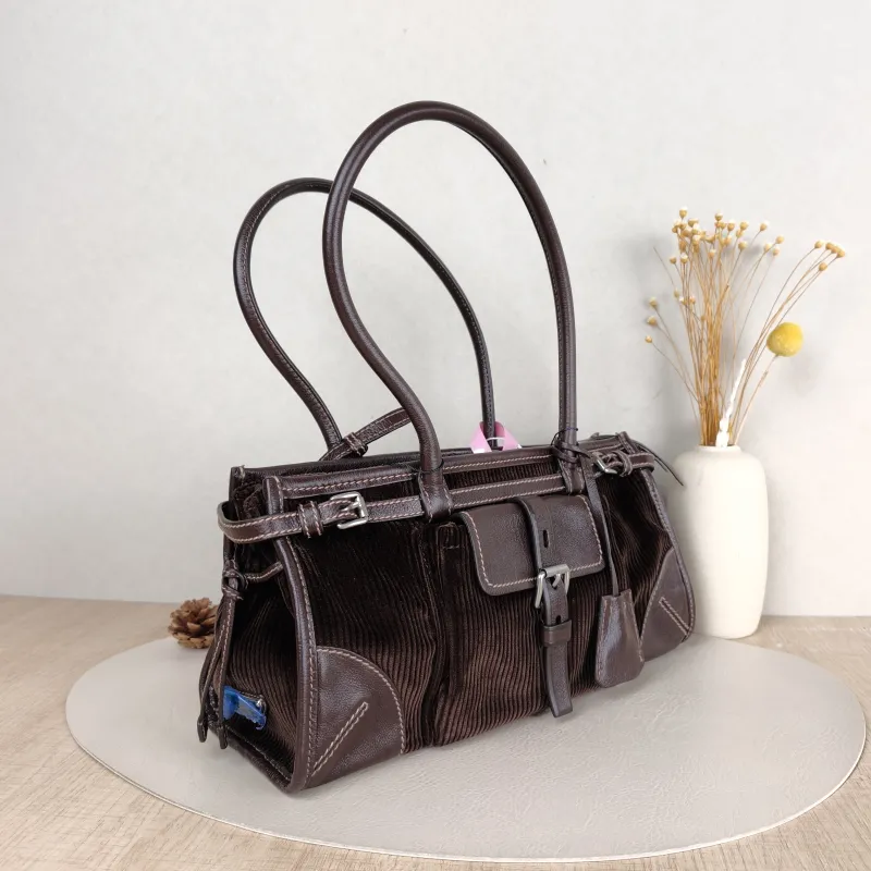 PRADA Shoulder Bag Bonnie Soft Lux Edition Medium 32 × 12 × 15.5 cm — cover view 4 of 5