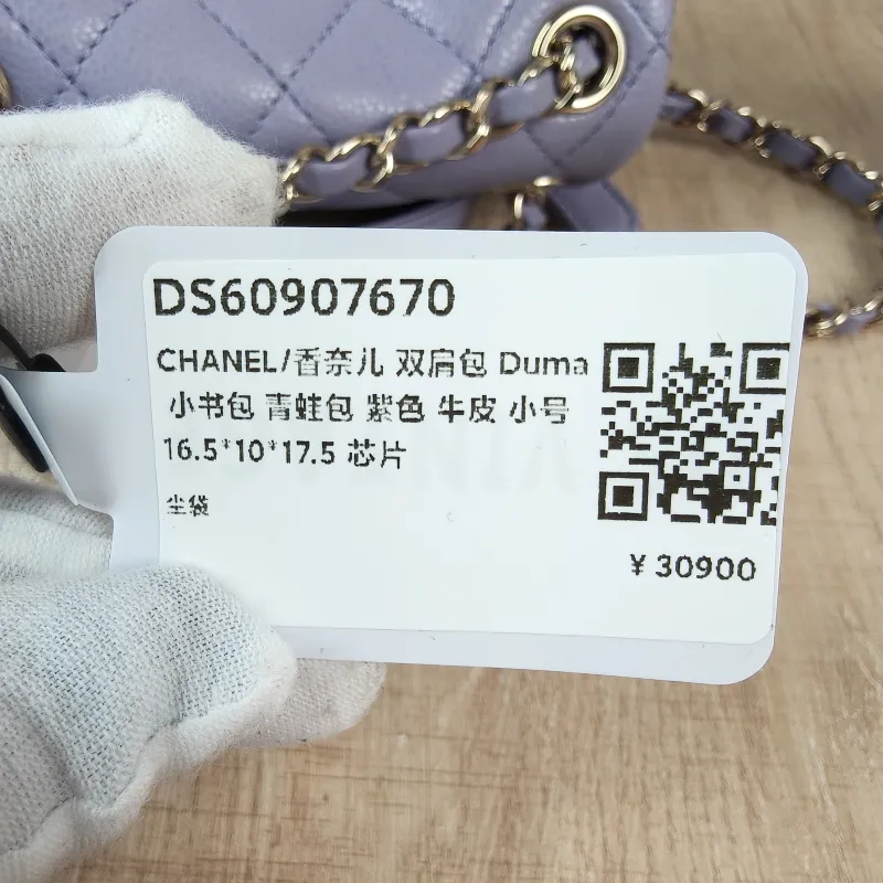 Chanel Backpack Duma Calfskin Small 16.5 × 10 × 17.5 cm — detail view 12 of 13