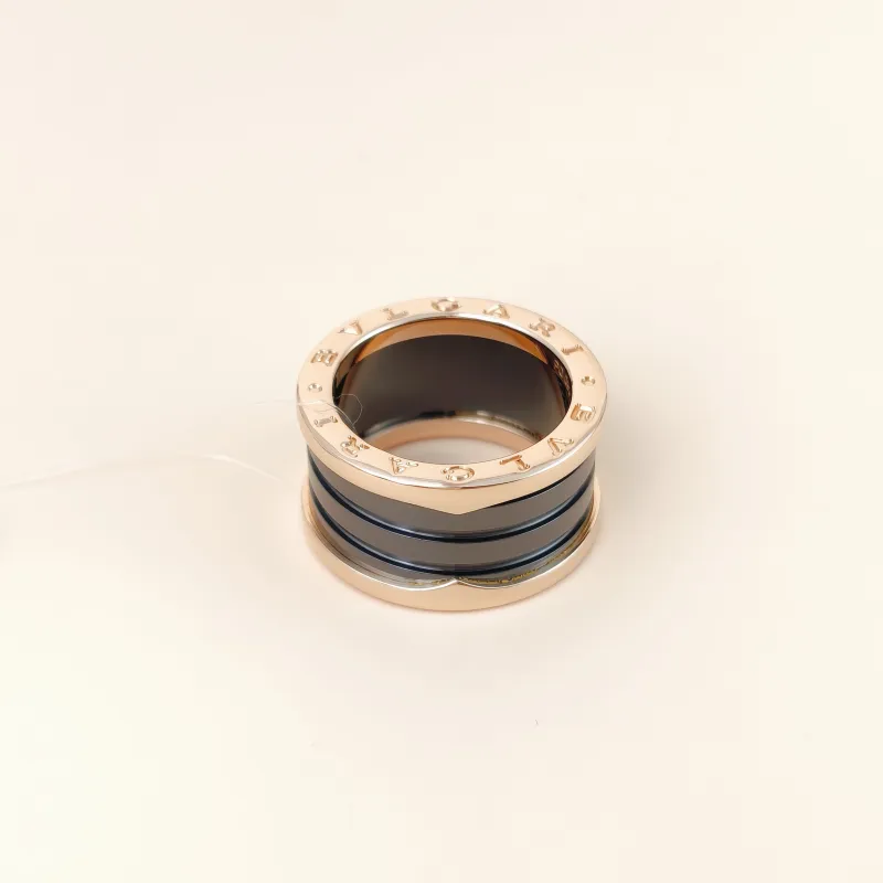 Bvlgari Ring B.ZERO1Collection Rose Gold 18KR ose Gold One Size 53