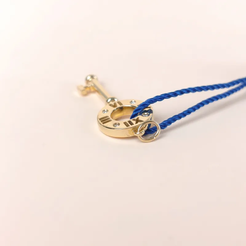 Tiffany&Co. Necklace Atlas Pendant Gold 18K Diamond One Size 3cm — cover view 5 of 5