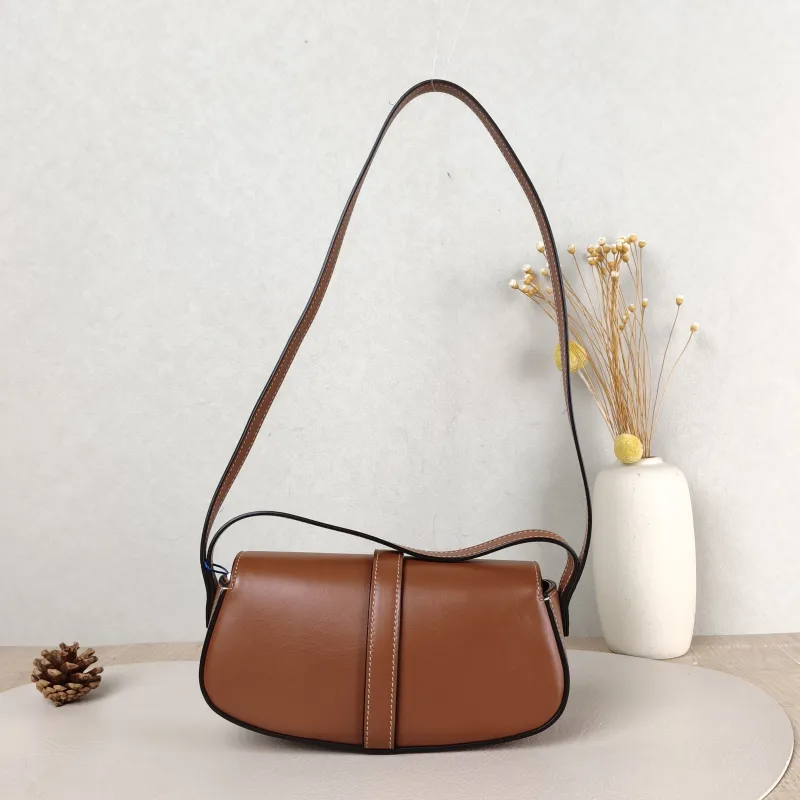 CELINE Crossbody Bag TABOU Brown Calfskin Mini 18 × 5 × 8 cm — cover view 4 of 5