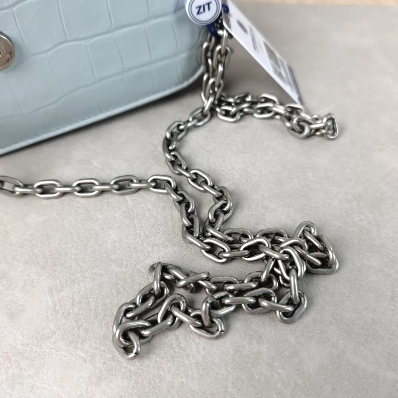 BALENCIAGA Crossbody Bag GOSSIP xs Chain Bag Blue Calfskin XS19 × 7 × 10 cm — detail view 1 of 11