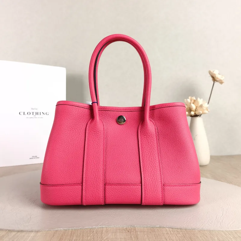 Hermès Top Handle Bag Neo Garden 23 Mini OD Rose Mexico Negonda Calfskin Mini 23 × 10 × 16 cm K — cover view 6 of 6
