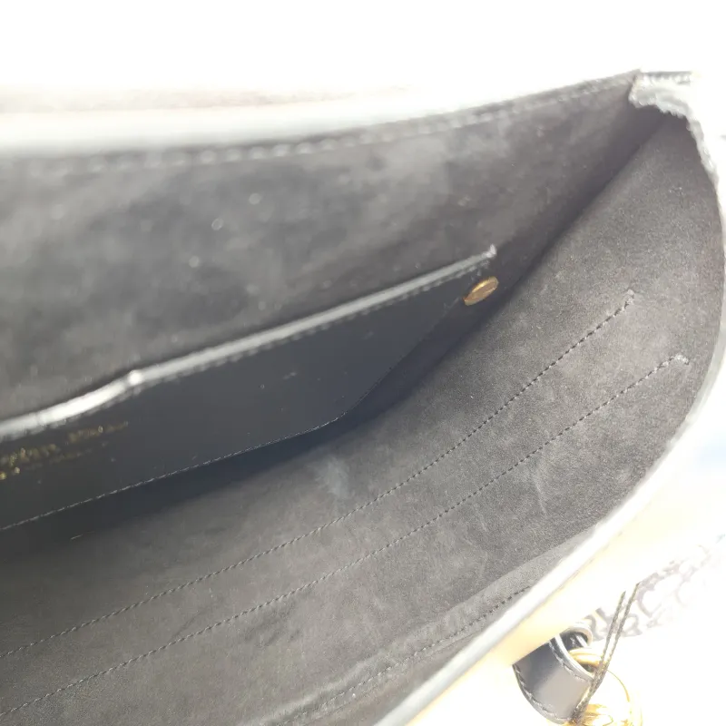 DIOR Crossbody Bag Bobby Black Calfskin Large 27 × 8 × 19.5 cm — detail view 9 of 14