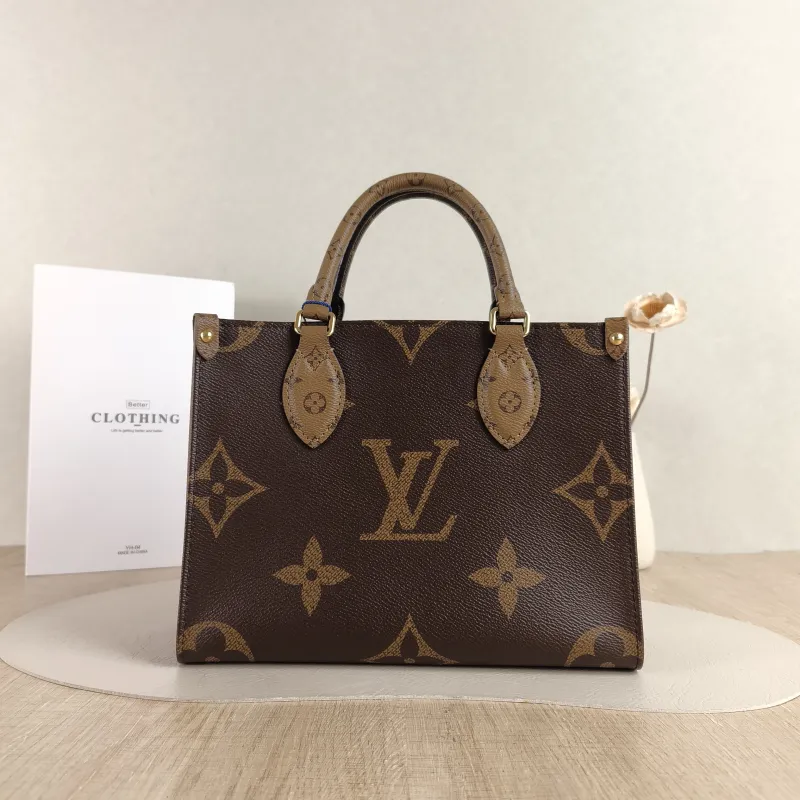 Louis Vuitton Shoulder Bag Onthego Monogram PVC Small 25 × 11.5 × 19 cm