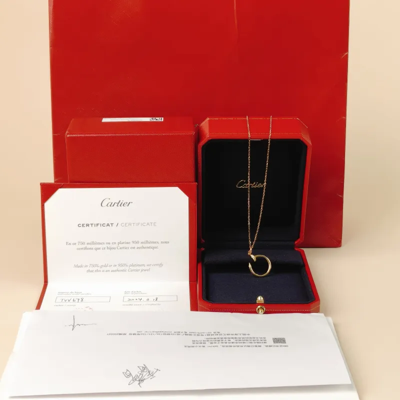 CARTIER Necklace Juste un Clou Necklace Yellow Gold 18KY ellow Gold Diamond One Size 42cm — cover view 7 of 11