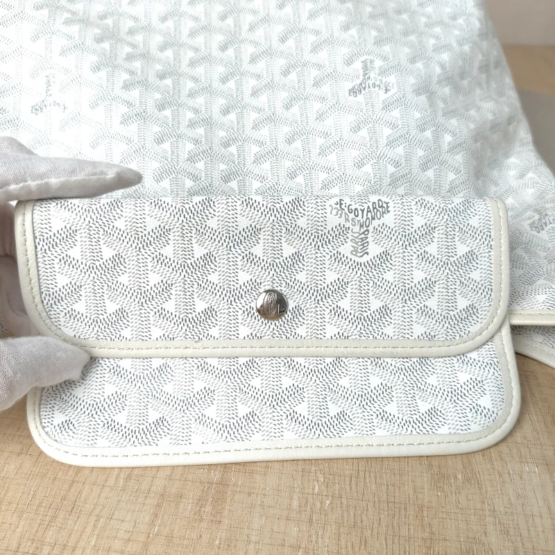 GOYARD Shoulder Bag White PVC Small 43 × 14 × 27 cm — detail view 6 of 13