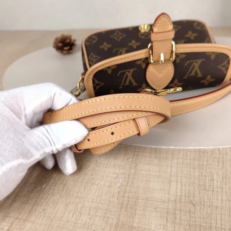 Louis Vuitton Crossbody Bag Diane Baguette Bag Monogram PV Cnano19 × 6 × 10.5 cm — detail view 10 of 12