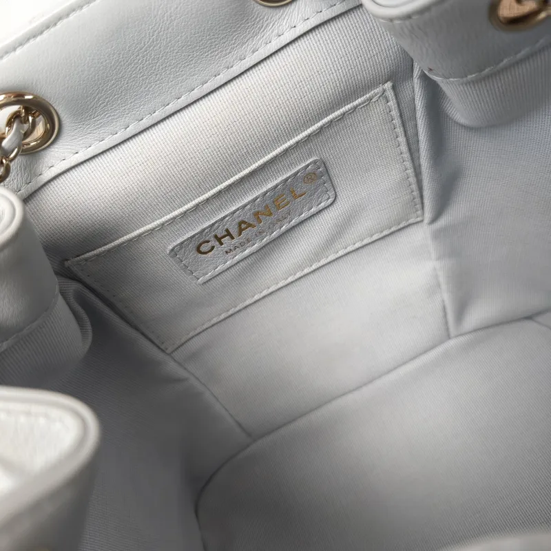 Chanel Backpack Duma Blue Lambskin Small18 × 12 × 18.5 cm — detail view 6 of 14
