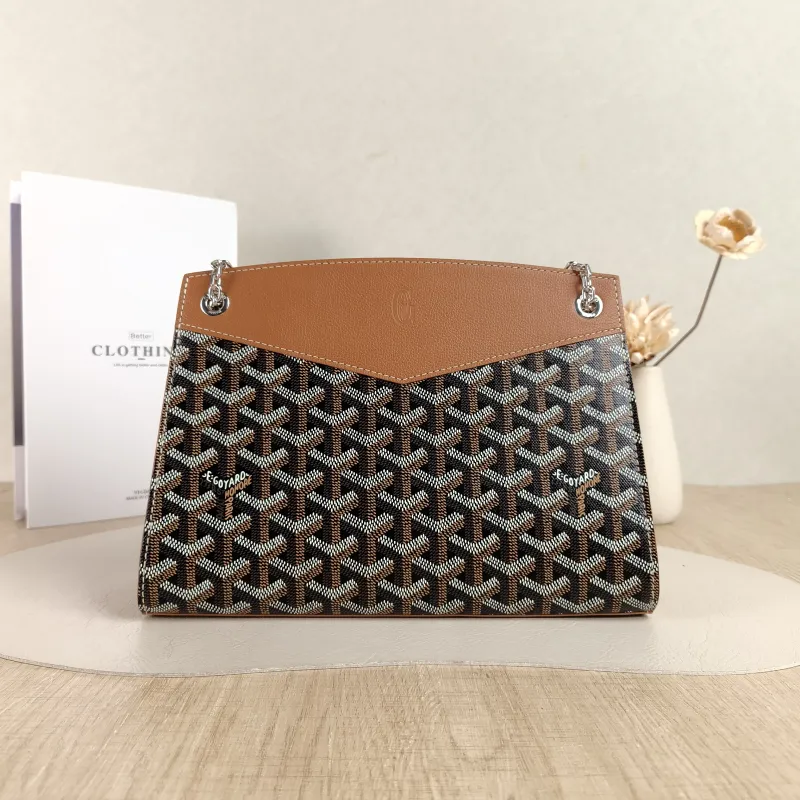 GOYARD Shoulder Bag Rouette Shoulder Bag Brown ine Canvas Small25.5 × 9 × 18 cm — cover view 2 of 5