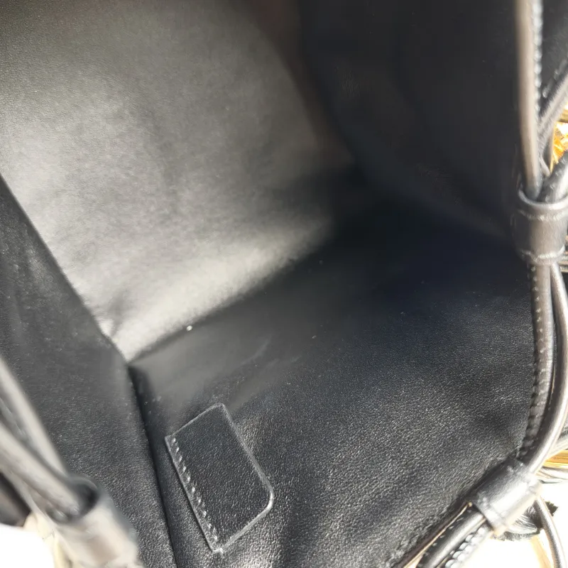 DIOR Shoulder Bag Nolita Black Calfskin One Size 14 × 14 × 14 cm — detail view 9 of 10