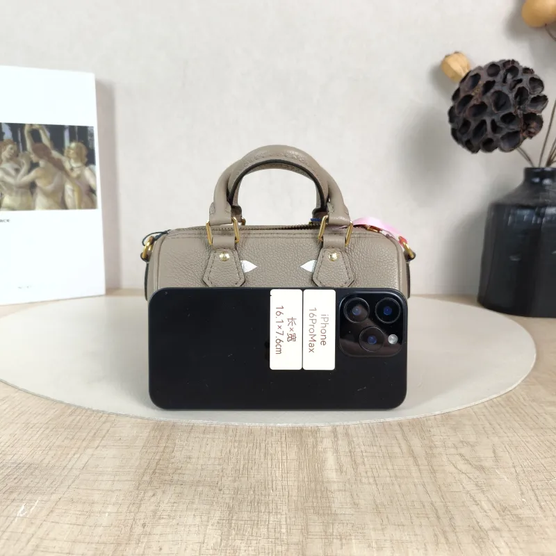 Louis Vuitton Crossbody Bag Speedy Nano · White Empreinte Embossed Calfskin nano 16 × 7.5 × 10 cm — cover view 5 of 5