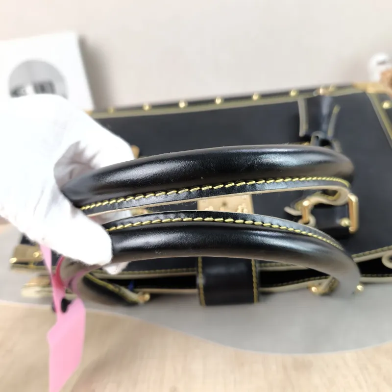 Louis Vuitton Top Handle Bag Suhali Vintage Black Lambskin One Size 36 × 12 × 22 cm — detail view 1 of 13