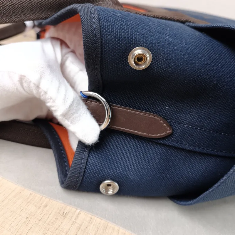Hermès Top Handle Bag Top Handle Bag Canvas One Size 39 × 15 × 35 cm B — detail view 13 of 15