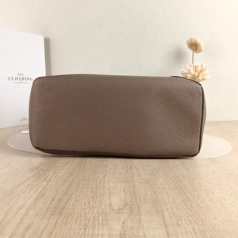 LOEWE Crossbody Bag Puzzle Brown Calfskin Medium 29 × 14 × 19.5 cm — cover view 5 of 5