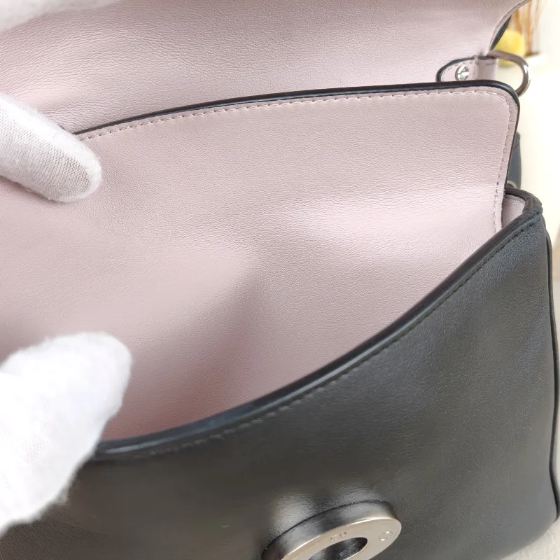 DIOR Top Handle Bag Be Black Calfskin Mini 20 × 11 × 16.5 cm — detail view 10 of 13