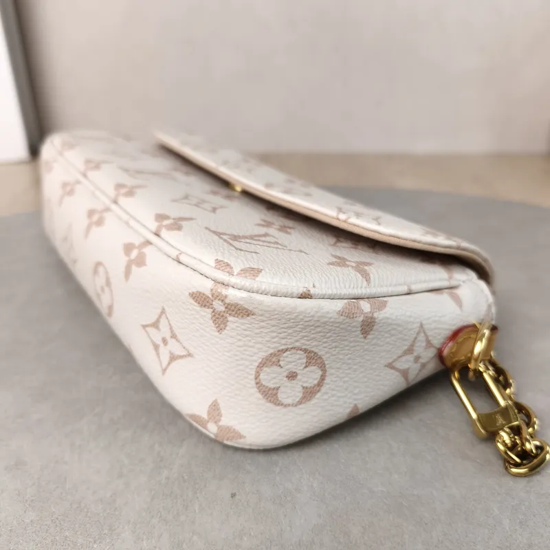 Louis Vuitton Crossbody Bag IVY · Beige PVC Small 23.5 × 4.3 × 12 cm Conditioned — detail view 11 of 11