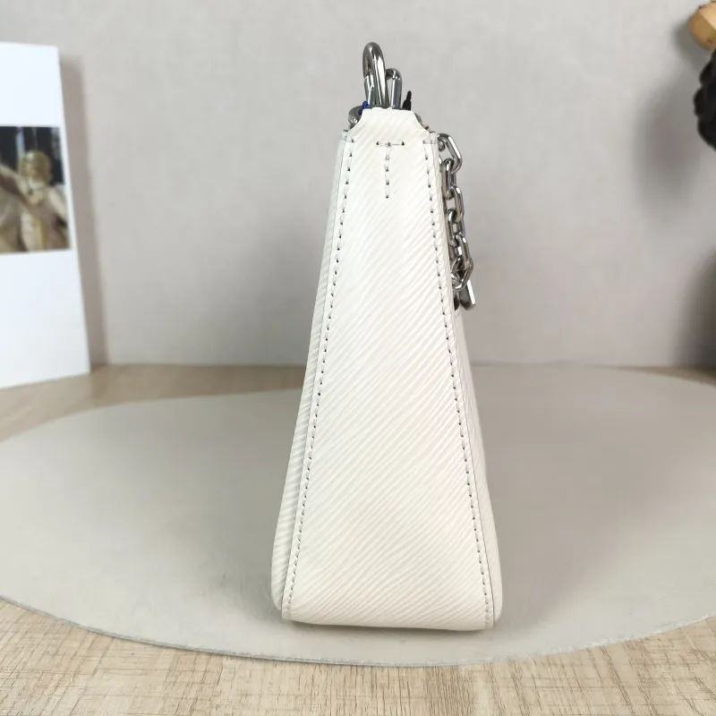 Louis Vuitton Crossbody Bag MARELLE White Epi Embossed Calfskin Small 25 × 8 × 15 cm — detail view 7 of 10