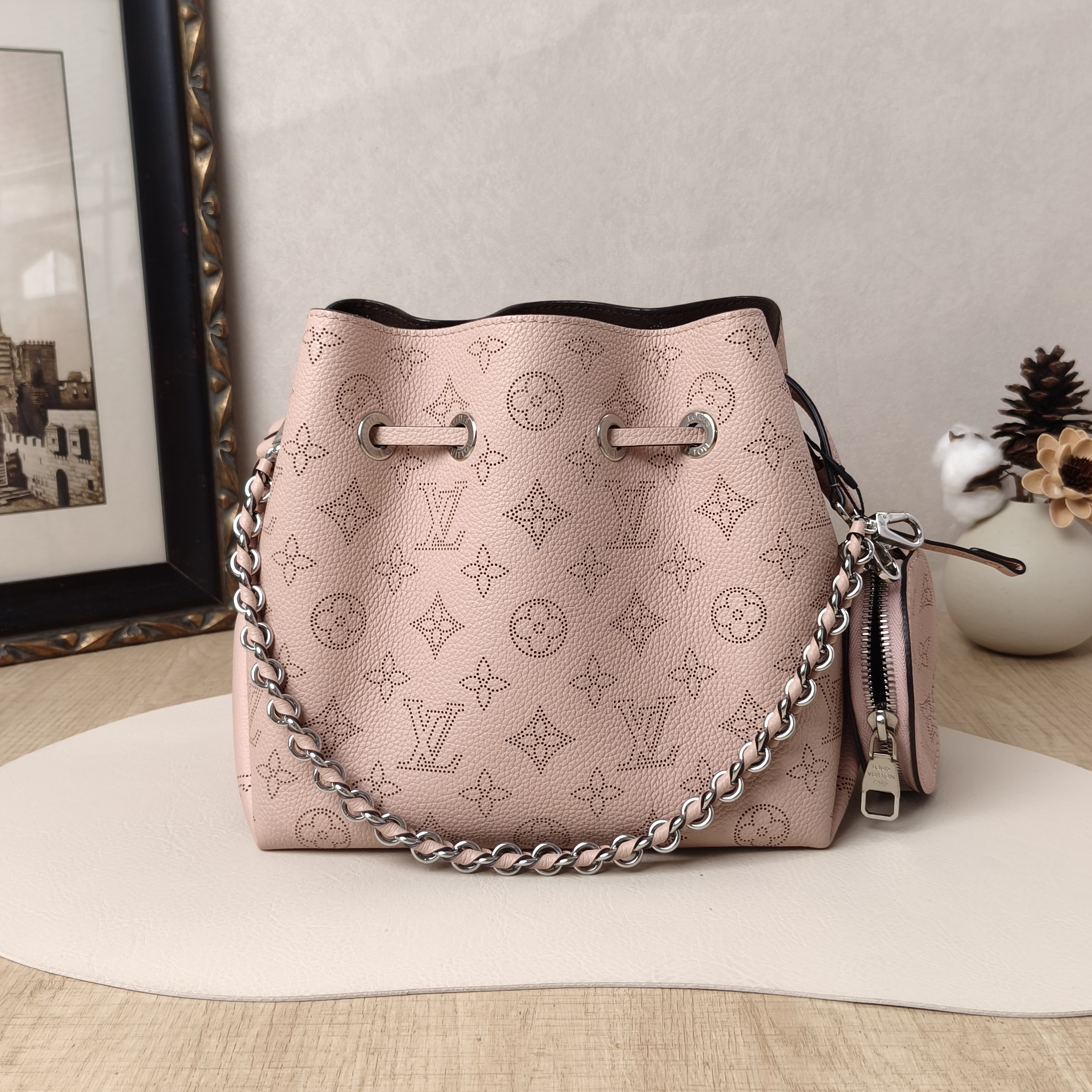 Louis Vuitton Pink Calfskin Medium