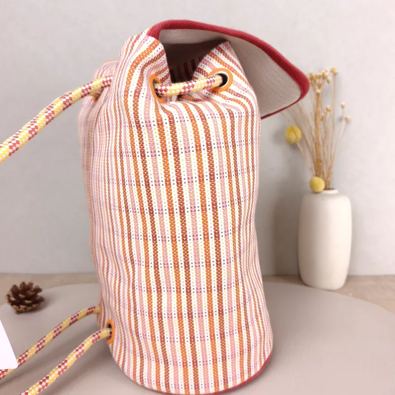 Hermès Backpack Backpack Colorblock Canvas One Size 24 × 15 × 31 cm — detail view 8 of 9
