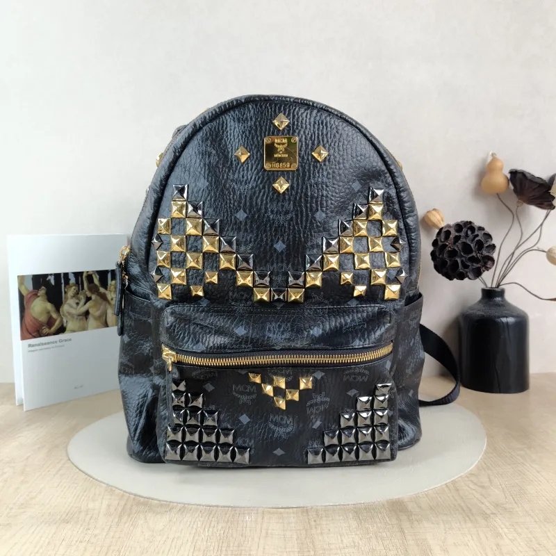 MCM Backpack Backpack Black One Size33 × 15 × 41 cm