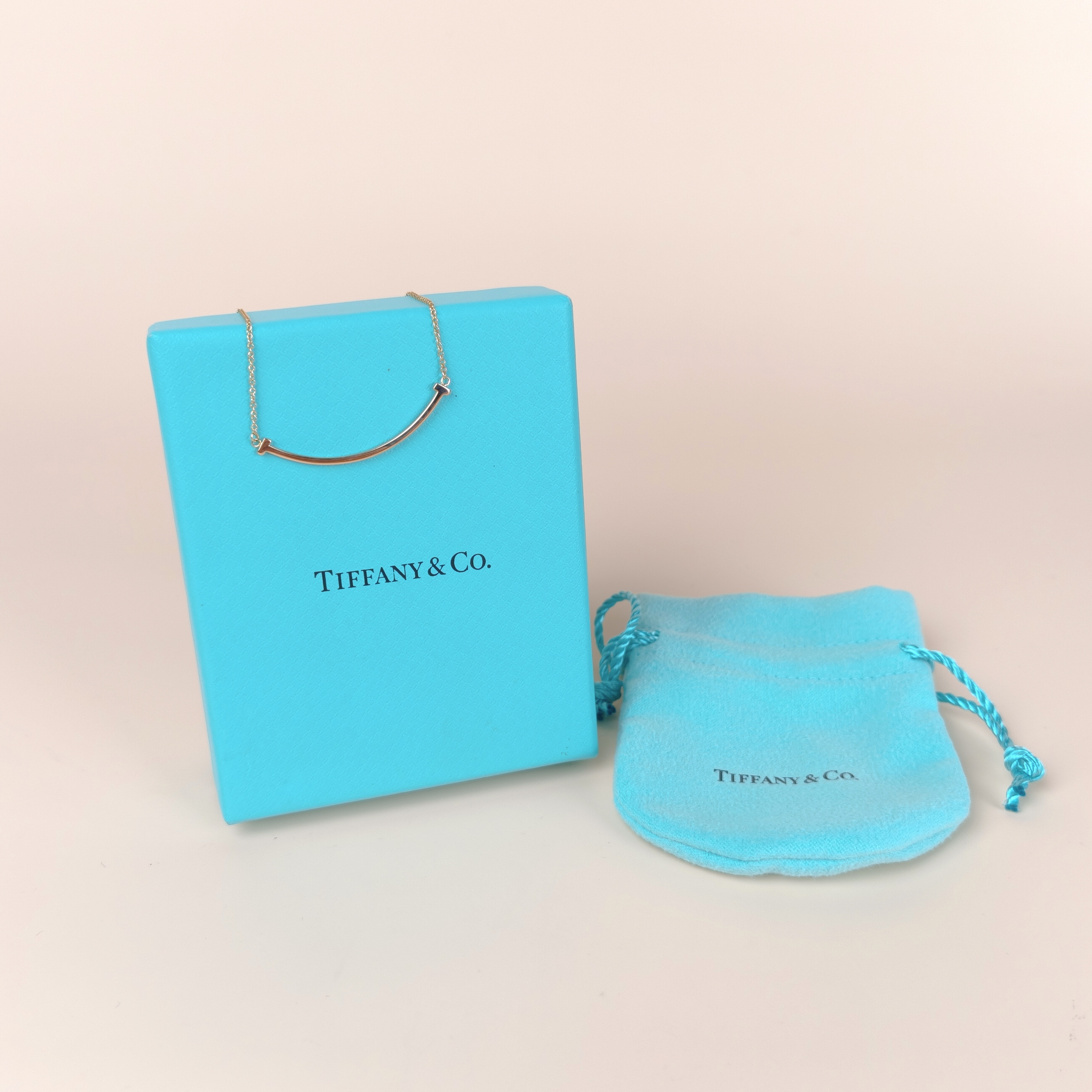 Tiffany&Co. Necklace T Collection Small Smile Necklace Gold18k Small45cm — cover view 7 of 9