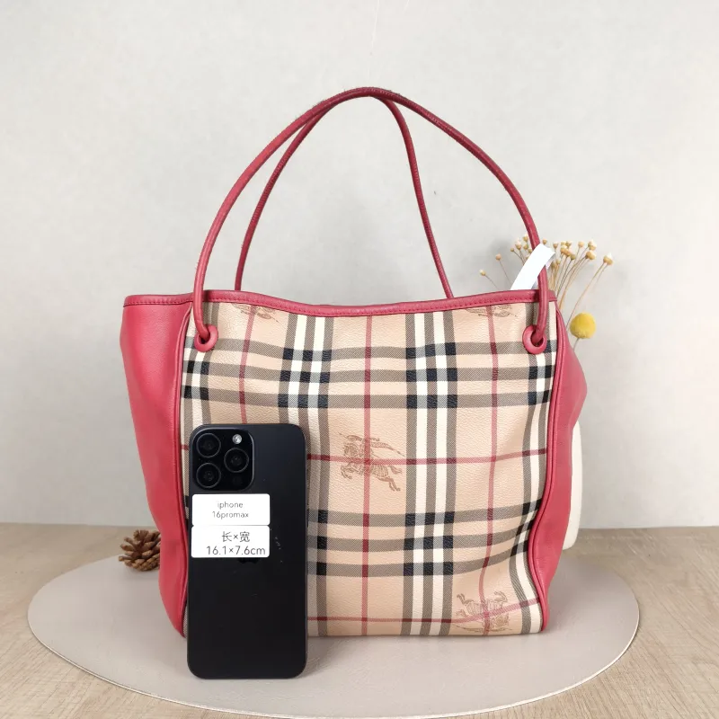 BURBERRY Top Handle Bag Top Handle Bag PVC One Size26 × 15 × 27 cm — cover view 2 of 5