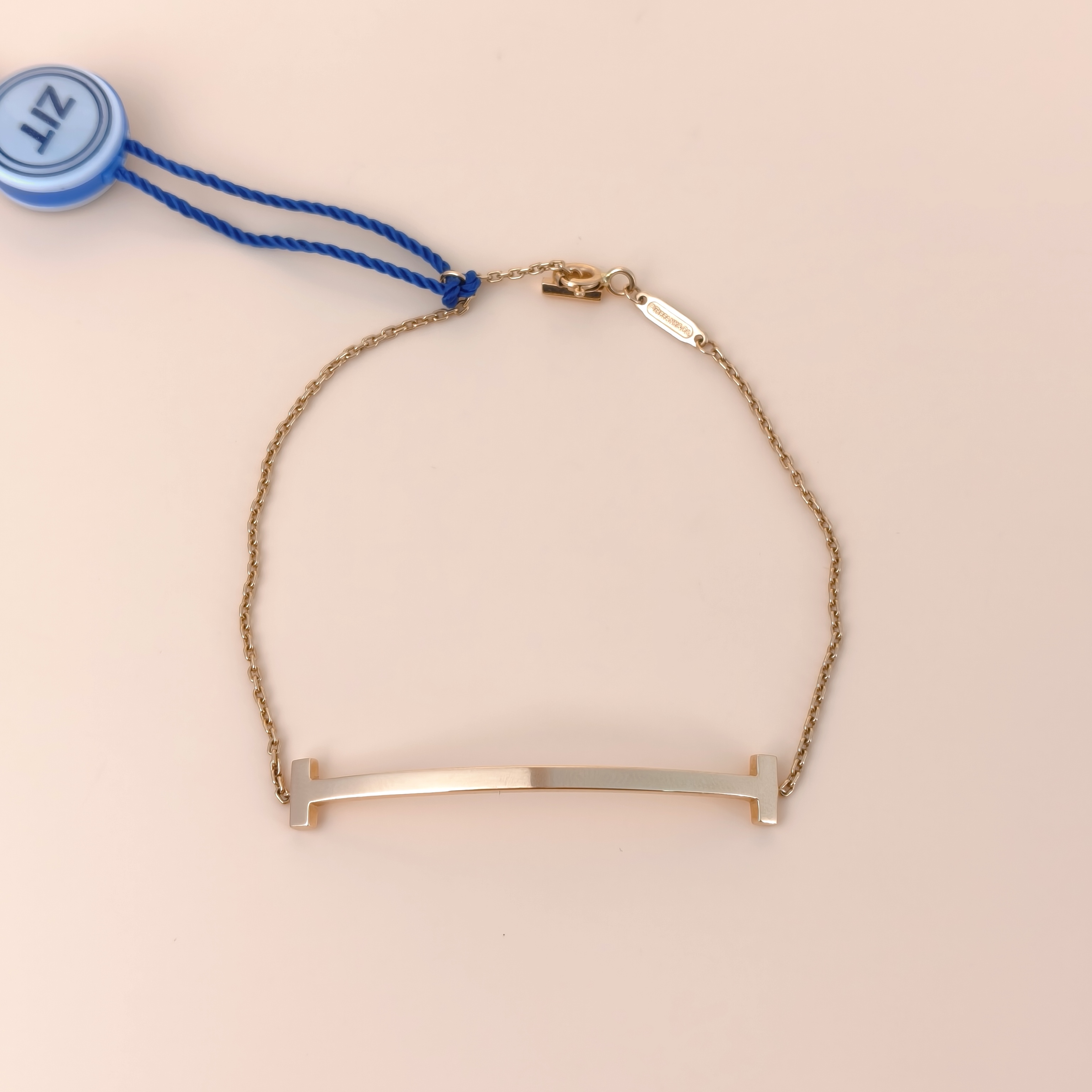 Tiffany&Co. Bracelet TC ollection Smile Rose Gold Bracelet Rose Gold 18KR ose Gold Large17.1