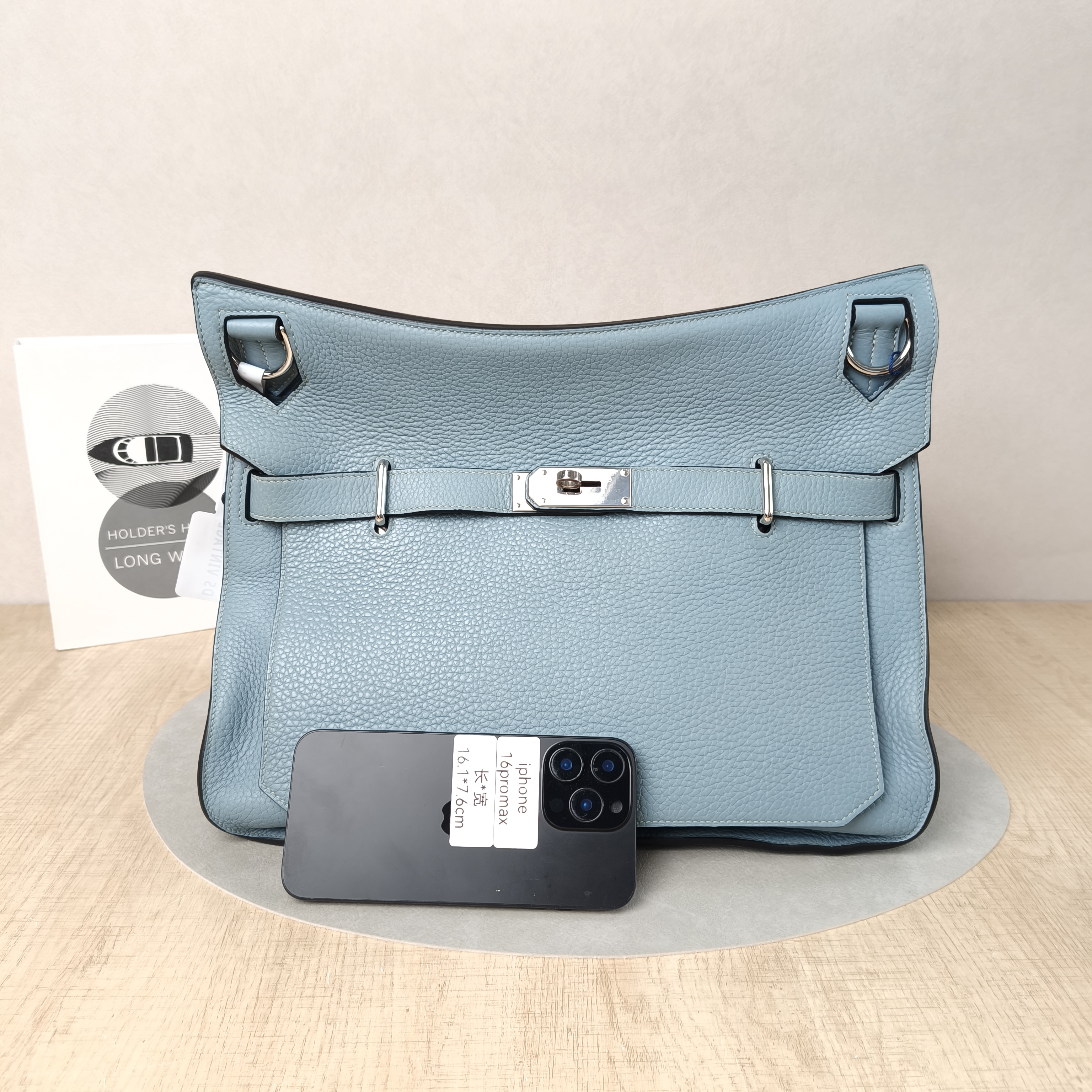 Hermès Shoulder Bag Jypsiere 34J7 Togo Calfskin Large34 × 15 × 26 cm — cover view 3 of 5