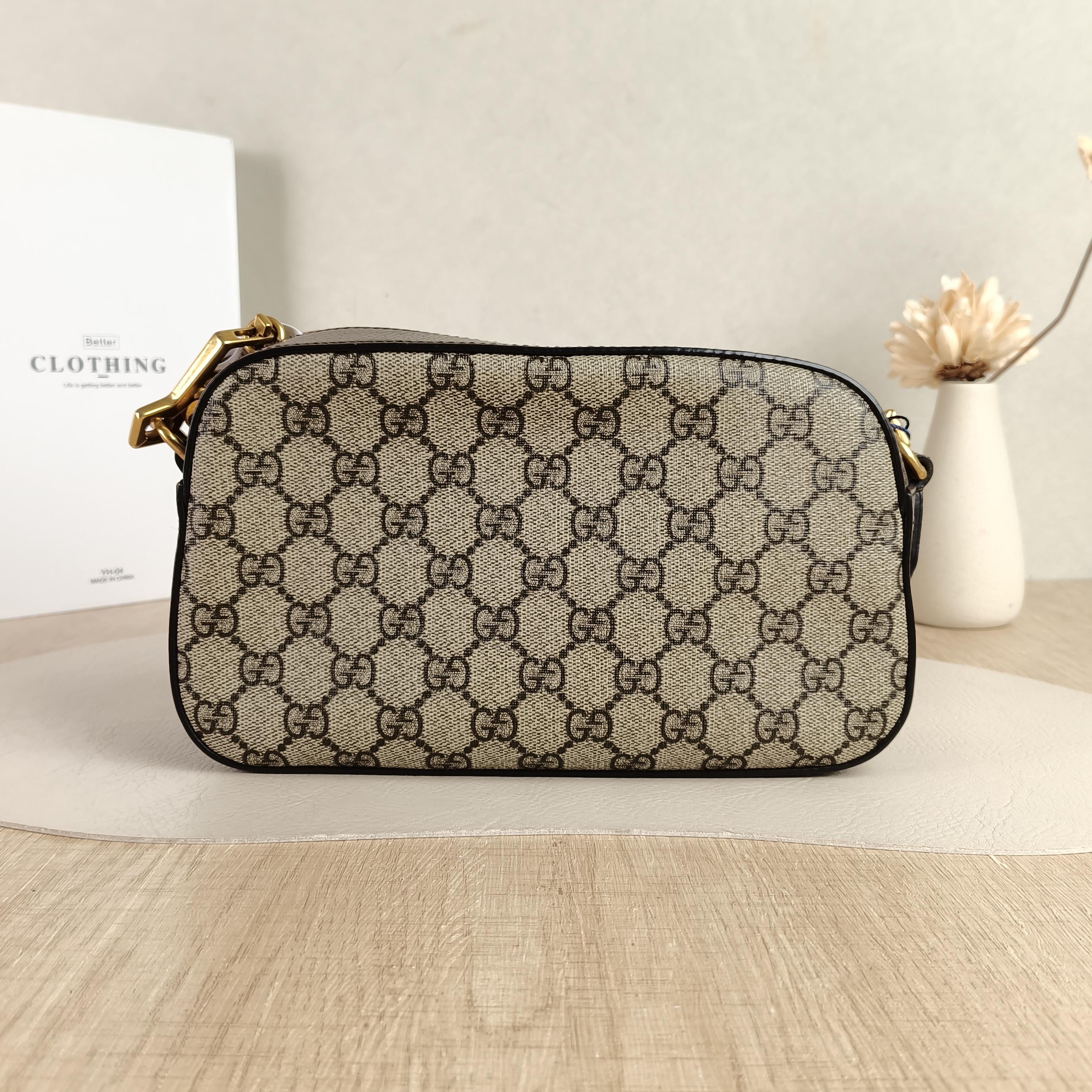 GUCCI Crossbody Bag Neo Vintage Camera Bag Monogram PVC Medium24 × 7 × 14.5 cm — cover view 2 of 5
