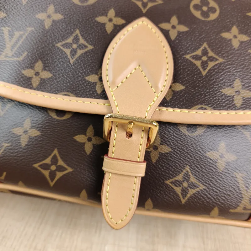 Louis Vuitton Crossbody Bag Diane Baguette Bag Shoulder Strap PVC Small 24 × 9 × 15 cm — detail view 3 of 13