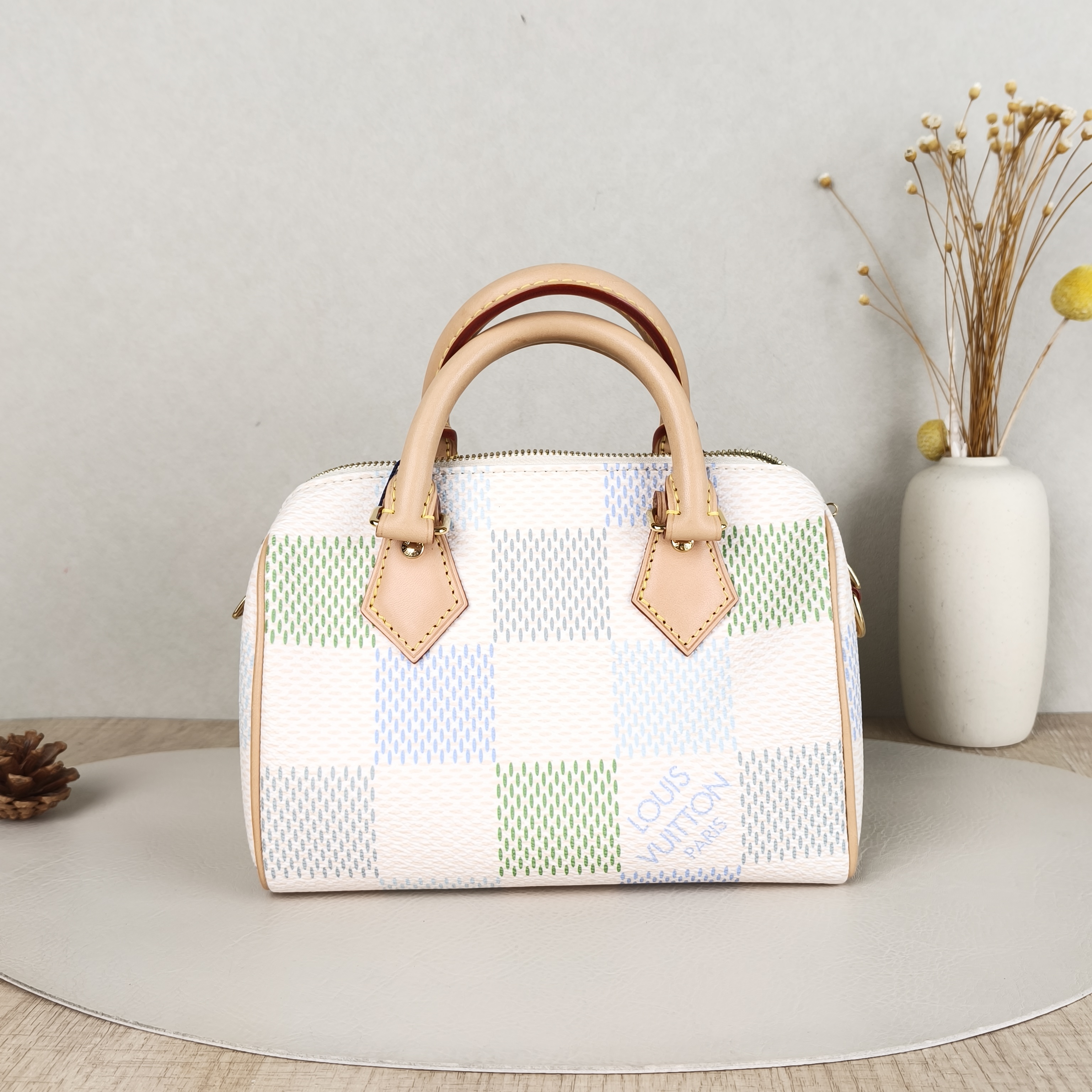 Louis Vuitton Crossbody Bag Speedy20 PVC Small20.5 × 12 × 13.5 cm
