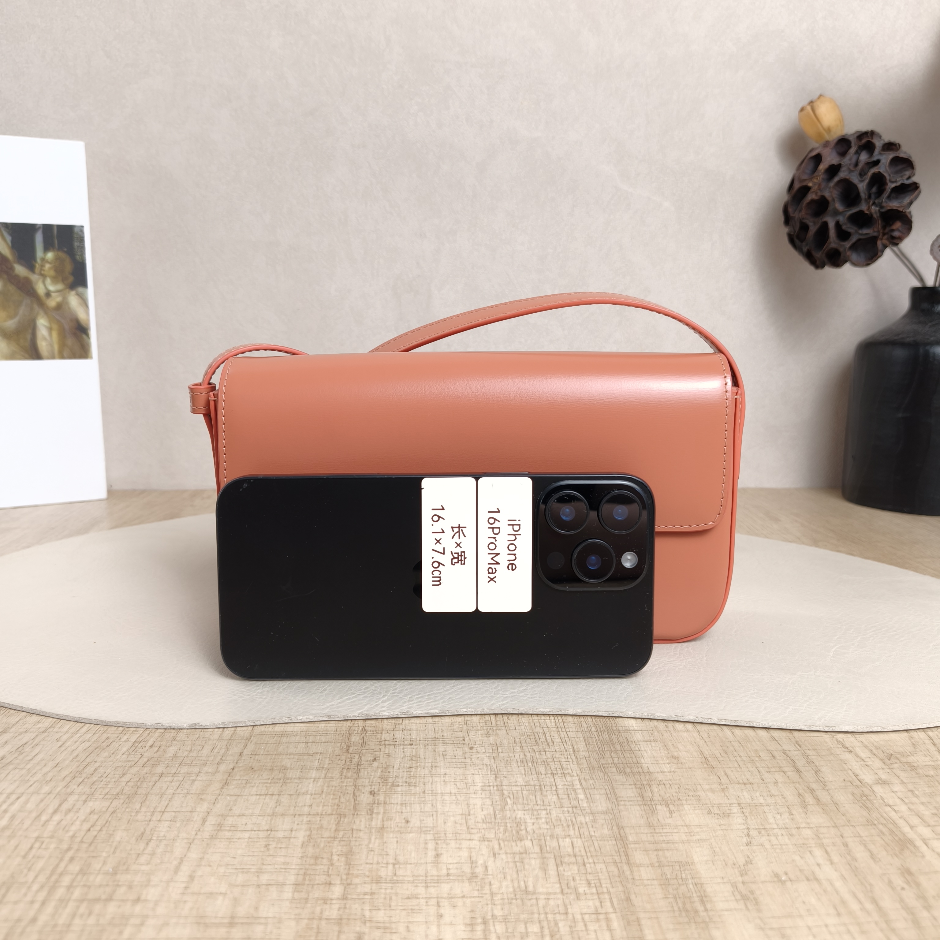 CELINE Shoulder Bag CLAUDE Shoulder Strap Edition Calfskin Medium20.5 × 4 × 11.5 cm — cover view 4 of 6