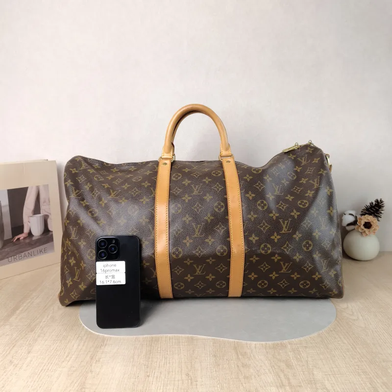 Louis Vuitton Crossbody Bag Keepall 55 Shoulder Strap Edition Monogram PVC One Size 55 × 26 × 31 cm — cover view 3 of 5
