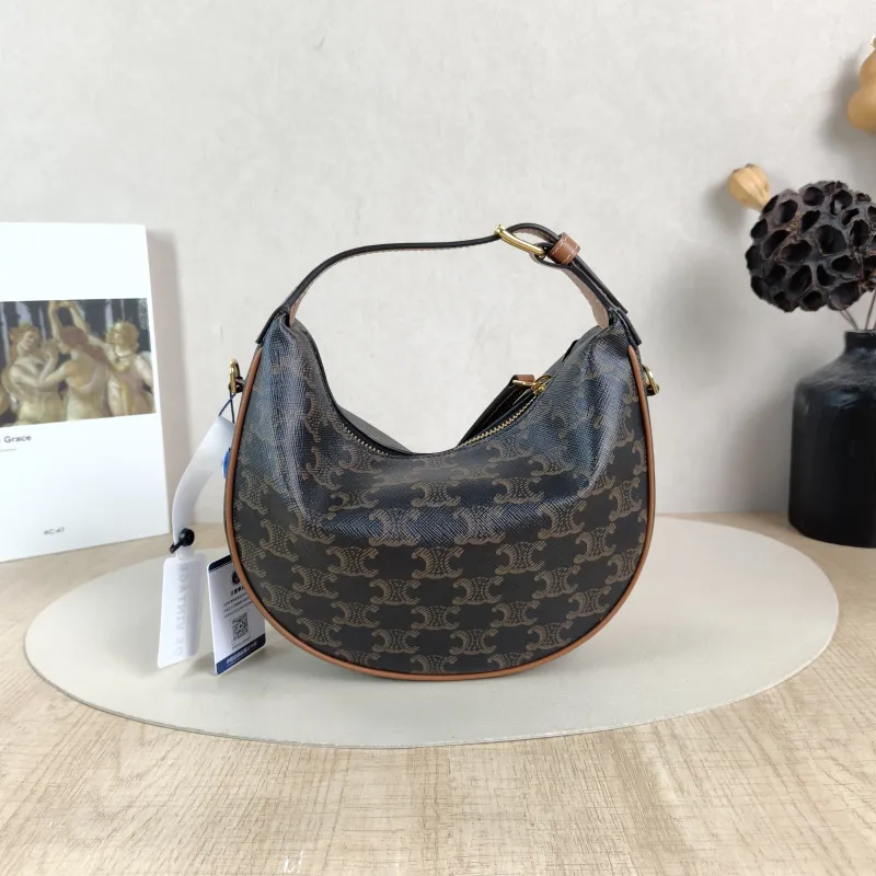 CELINE Crossbody Bag TEEN LULU hobo Monogram PVC Small 21 × 5 × 24 cm — cover view 4 of 6