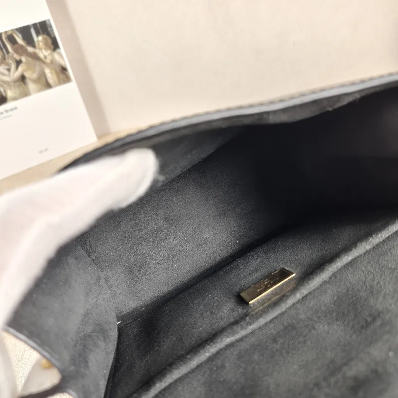 Louis Vuitton Crossbody Bag Spring Street Black Patent Leather · PVC One Size 17 × 8.5 × 16 cm Leather Tag — detail view 10 of 11