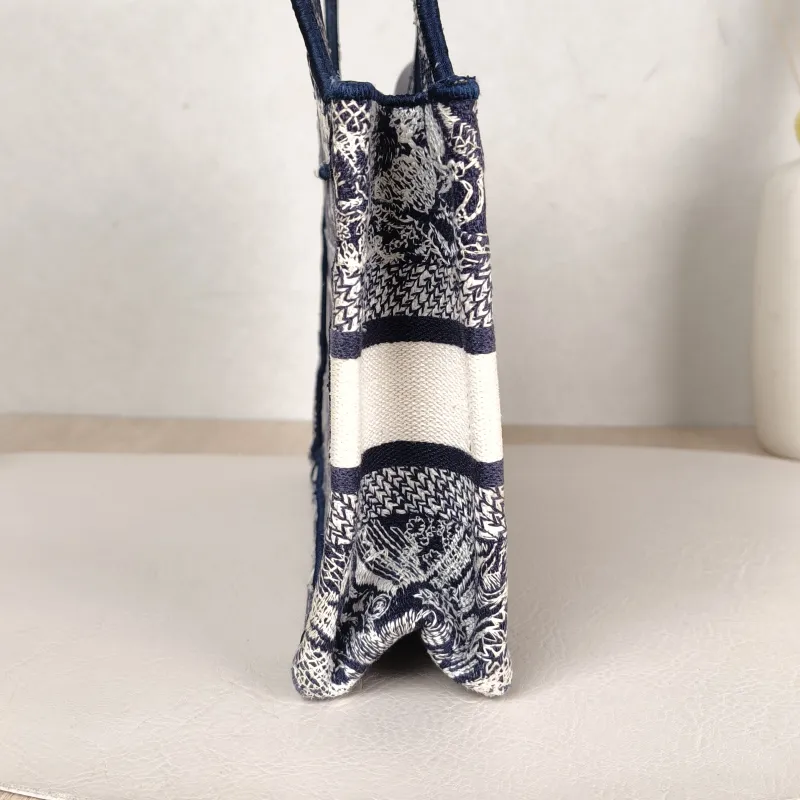 DIOR Top Handle Bag Book Tote Colorblock Canvasmini22.5 × 6 × 15 cm — detail view 9 of 9