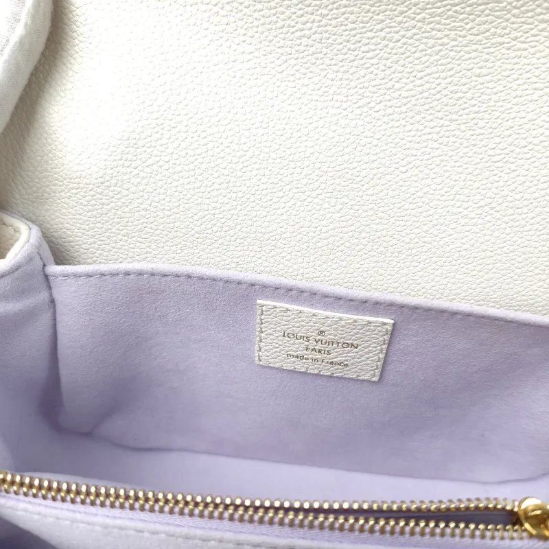 Louis Vuitton Crossbody Bag Pochette Métis East West White · Monogram Empreinte Embossed Calfskin Small 21.5 × 6 × 13.5 cm — detail view 4 of 14