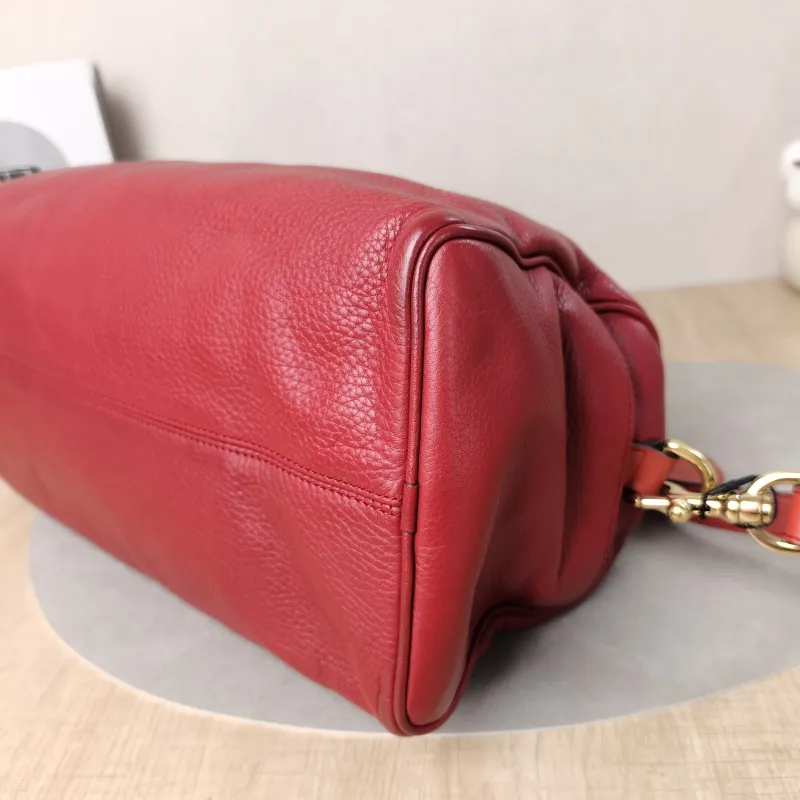 LOEWE Top Handle Bag Top Handle Bag Red Calfskin One Size34 × 16 × 18 cm — detail view 7 of 15