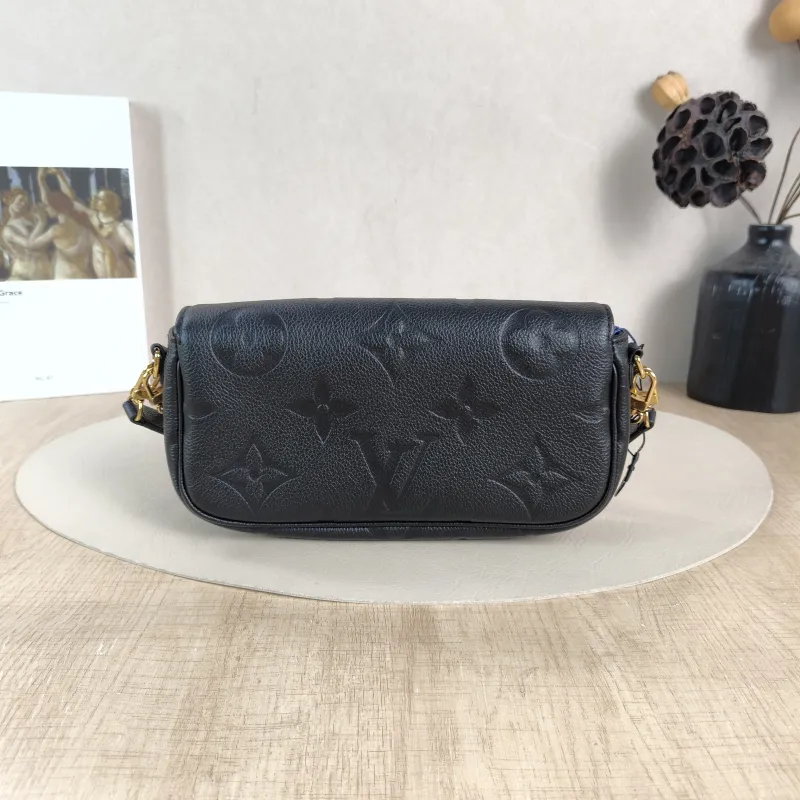 Louis Vuitton Crossbody Bag IVY Black Empreinte Embossed Calfskin Small 23.5 × 4.3 × 12 cm — cover view 2 of 5