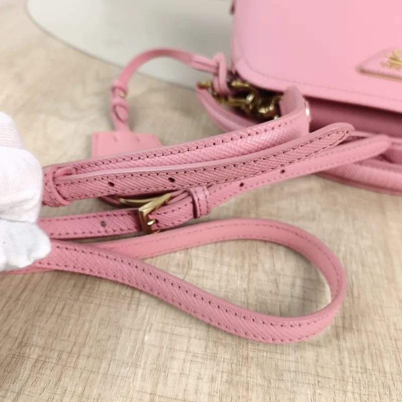 PRADA Crossbody Bag Top Handle Crossbody Bag Calfskin One Size 21 × 10 × 17 cm — detail view 8 of 11