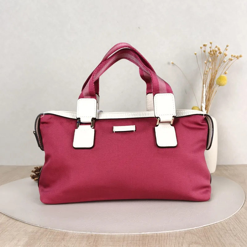 GUCCI Top Handle Bag Top Handle Bag Pink Canvas One Size30 × 9 × 18 cm