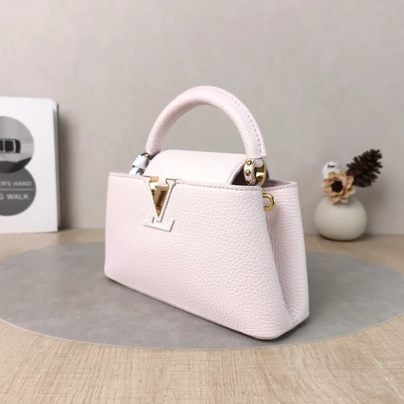 Louis Vuitton Top Handle Bag Capucines East West Pink Calfskinmini22 × 8 × 12 cm — cover view 6 of 6