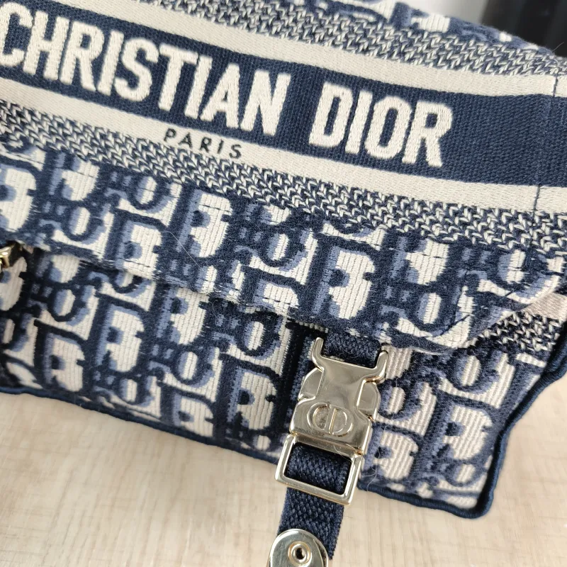 DIOR Crossbody Bag camp Messenger Bag Blue Canvas Small 23 × 8 × 15 cm — detail view 11 of 11