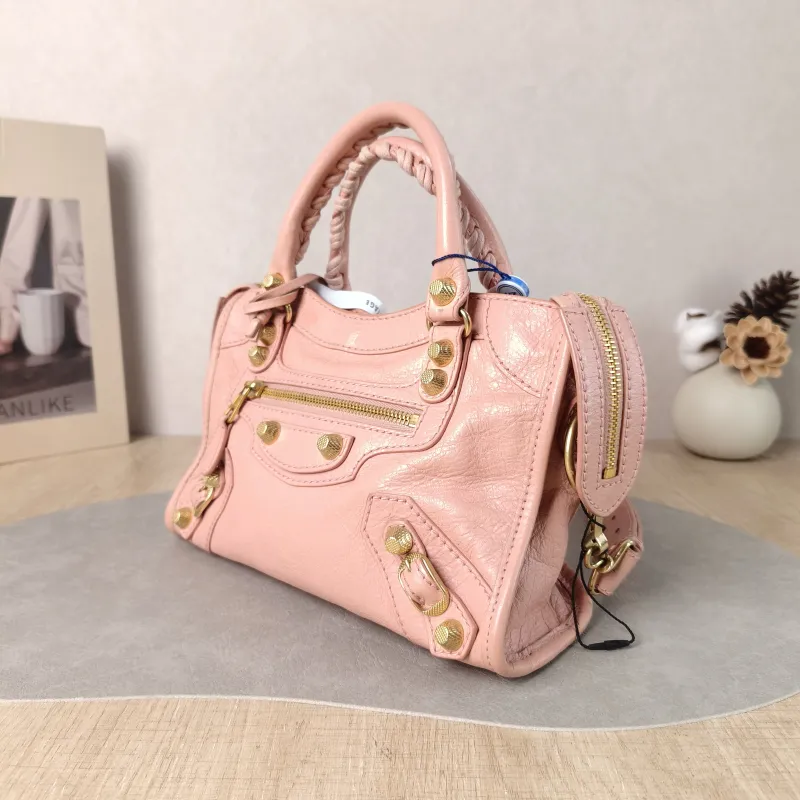 BALENCIAGA Crossbody Bag neo cagole Pink Lambskin Small 24 × 5 × 15 cm — cover view 6 of 6